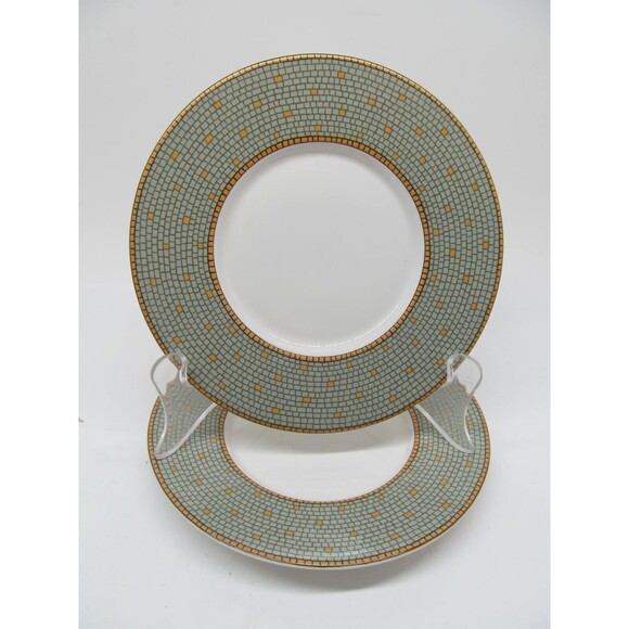 Sasaki Ravenna Set 2 Saucers Only  By Stephen Dweck Appear Unused VGC - Picture 1 of 13